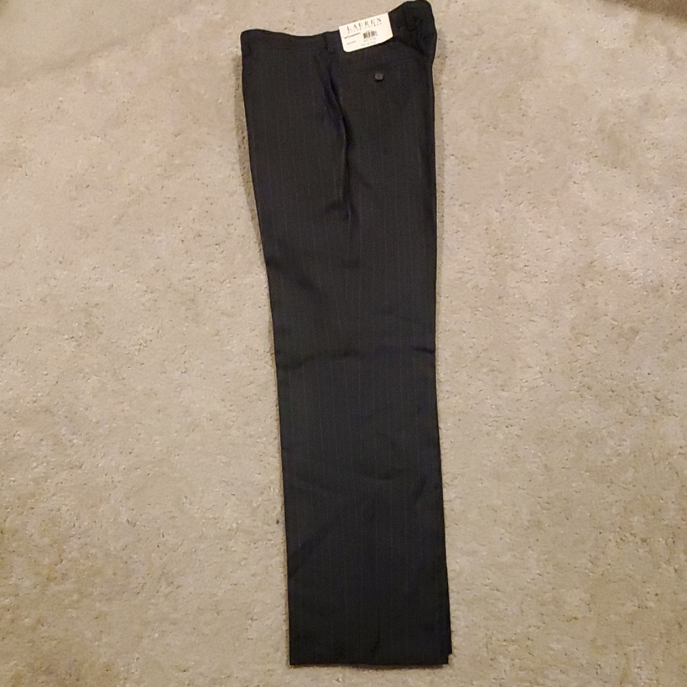 Trim Fit Wool Dress Trouser